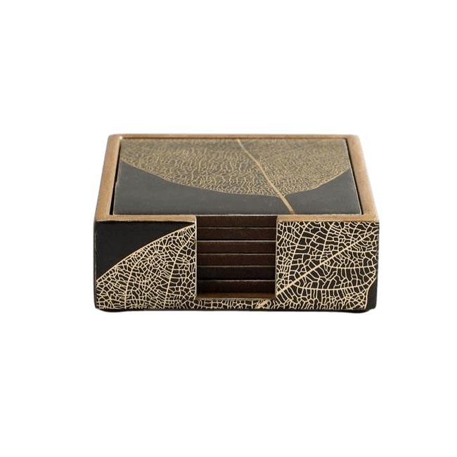 MDF PRINTED COASTER ROUND SHAPE WITH HOLDER (DECAL)